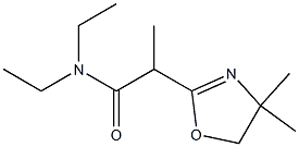 2-Oxazoleacetamide,N,N-diethyl-4,5-dihydro-alpha,4,4-trimethyl-(9CI) Struktur