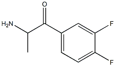 Propiophenone,  2-amino-3,4-difluoro-,  DL-  (8CI) Struktur