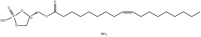 1-oleoyl-sn-glycero-2,3-cyclic-phosphate (aMMoniuM salt) Struktur