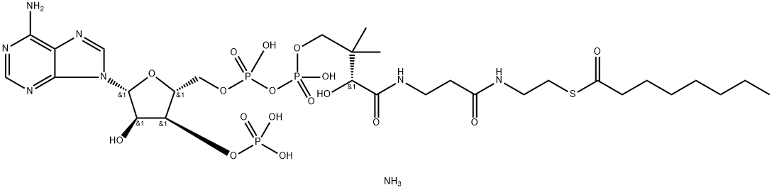 octanoyl CoenzyMe A (aMMoniuM salt) Struktur