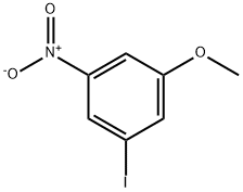 1-iodo-3-Methoxy-5-nitrobenzene Struktur