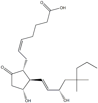 17,17-dimethylprostaglandin E2 Struktur