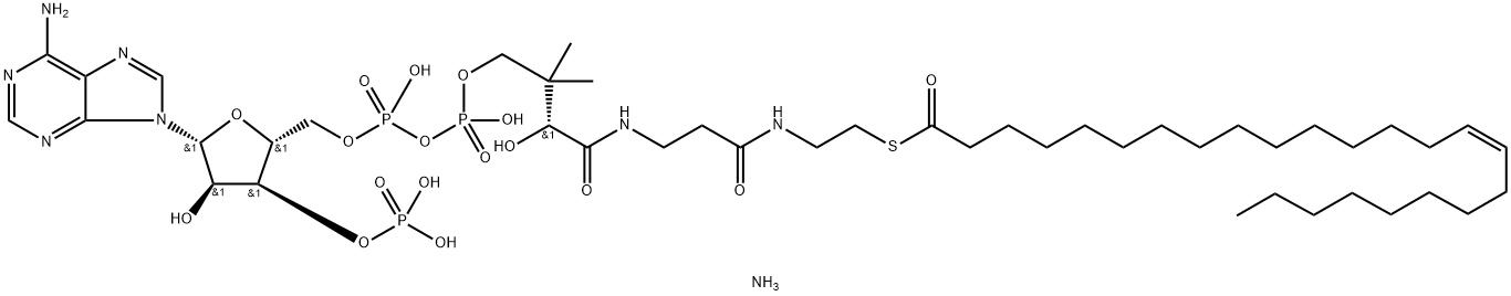 (15Z-tetracosenoyl) CoenzyMe A (aMMoniuM salt) Struktur