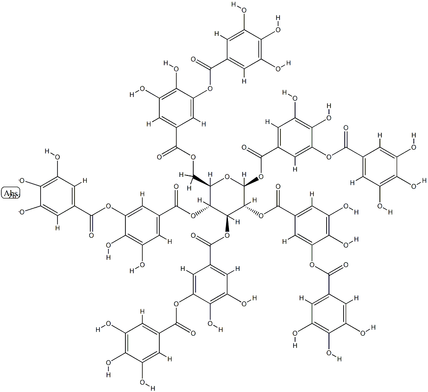 ZINC TANNATE Struktur