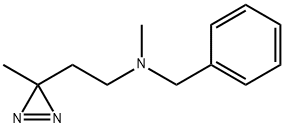 3H-Diazirine,3-[2-(benzylmethylamino)ethyl]-3-methyl-(8CI) Struktur