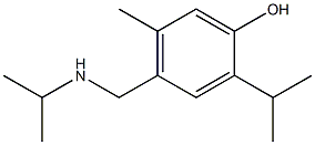 3,4-Xylenol,6-isopropyl-alpha4-(isopropylamino)-(8CI) Struktur