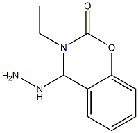 2H-1,3-Benzoxazin-2-one,3-ethyl-4-hydrazino-3,4-dihydro-(9CI) Struktur