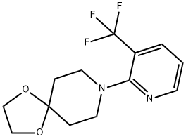 8-(3-(trifluoroMethyl)pyridin-2-yl)-1,4-dioxa-8-azaspiro[4.5]decane Struktur