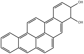 3,4-dihydro-3,4-dihydroxybenzo(a,i)pyrene Struktur