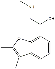 7-Benzofuranmethanol,2,3-dimethyl-alpha-[(methylamino)methyl]-(8CI) Struktur