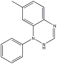 1,2,4-Benzotriazine,1,2-dihydro-7-methyl-1-phenyl-(8CI) Struktur