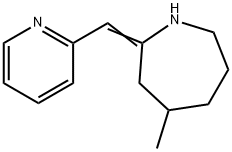 1H-Azepine,hexahydro-4-methyl-2-(2-pyridylmethylene)-(8CI) Struktur