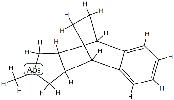 4,9-Ethanobenz[f]isoindoline,3aalpha,4alpha,9alpha,9aalpha-tetrahydro-2-methyl-(8CI) Struktur