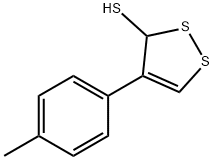 3H-1,2-Dithiole-3-thiol,4-p-tolyl-(8CI) Struktur