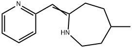 1H-Azepine,hexahydro-5-methyl-2-(2-pyridylmethylene)-(8CI) Struktur