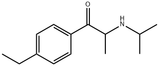 Propiophenone, 4-ethyl-2-(isopropylamino)- (8CI) Struktur