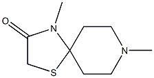 1-Thia-4,8-diazaspiro[4.5]decan-3-one,4,8-dimethyl-(8CI) Struktur