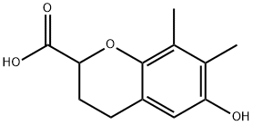 2H-1-Benzopyran-2-carboxylicacid,3,4-dihydro-6-hydroxy-7,8-dimethyl-(9CI) Struktur