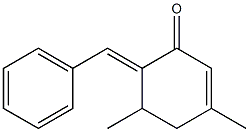 2-Cyclohexen-1-one,6-benzylidene-3,5-dimethyl-(5CI) Struktur