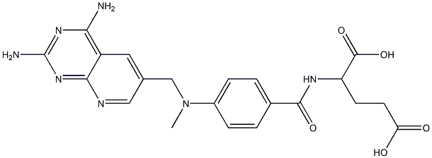 5-deazamethotrexate Struktur