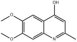 4-Quinolinol,6,7-dimethoxy-2-methyl-(9CI) Struktur