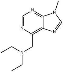 9H-Purine-6-methanamine,N,N-diethyl-9-methyl-(9CI) Struktur