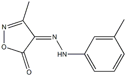 5-Isoxazolol,3-methyl-4-[(3-methylphenyl)azo]-(9CI) Struktur