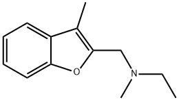 2-Benzofuranmethanamine,N-ethyl-N,3-dimethyl-(9CI) Struktur