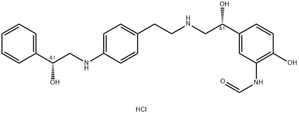 Milveterol hydrochloride Struktur