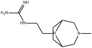 Guanidine,[2-(3-methyl-3,8-diazabicyclo[3.2.1]oct-8-yl)ethyl]-(9CI) Struktur