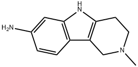 1H-Pyrido[4,3-b]indol-7-amine,2,3,4,5-tetrahydro-2-methyl-(9CI) Struktur