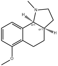 1H-Benz[g]indole,2,3,3a,4,5,9b-hexahydro-6-methoxy-1-methyl-,(3aR,9bS)-rel-(9CI) Struktur