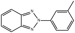 2H-Benzotriazole,2-(3-methylphenyl)-(9CI) Struktur