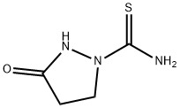 1-Pyrazolidinecarbothioamide,3-oxo-(9CI) Struktur