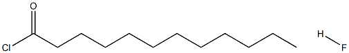 Hydrofluoric acid, reaction products with lauroyl chloride, high-boiling fractions Struktur