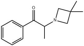 1-Propanone,2-(3,3-dimethyl-1-azetidinyl)-1-phenyl-(9CI) Struktur