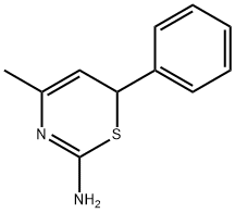 6H-1,3-Thiazin-2-amine,4-methyl-6-phenyl-(9CI) Struktur