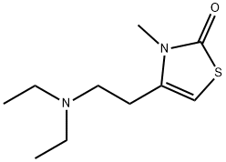 2(3H)-Thiazolone,4-[2-(diethylamino)ethyl]-3-methyl-(9CI) Struktur