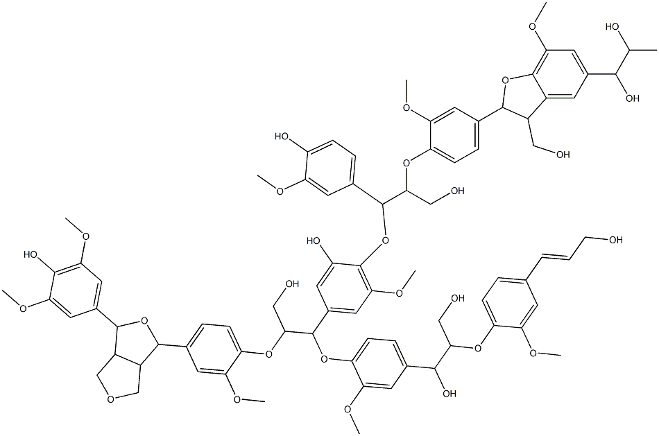 LIGNIN, ORGANOSOLV Struktur