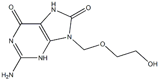 8-hydroxyacyclovir Struktur