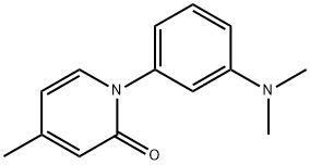 2(1H)-Pyridinone,1-[3-(dimethylamino)phenyl]-4-methyl-(9CI) Struktur