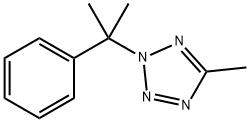 2H-Tetrazole,5-methyl-2-(1-methyl-1-phenylethyl)-(9CI) Struktur