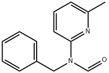 2-Picoline,6-(N-benzylformamido)-(4CI) Struktur