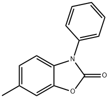 2(3H)-Benzoxazolone,6-methyl-3-phenyl-(9CI) Struktur