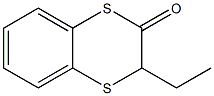 1,4-Benzodithiin-2(3H)-one,3-ethyl-(9CI) Struktur