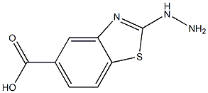 5-Benzothiazolecarboxylicacid,2-hydrazino-(6CI,9CI) Struktur