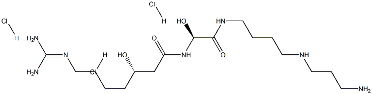 Spergualin trihydrochloride Struktur