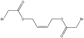 1,4-bis-broMoacetoxy-but-2c-ene, 1,4-Bis-broMacetoxy-but-2c-en, 1,4-Bis-broMacetoxy-2-buten Struktur