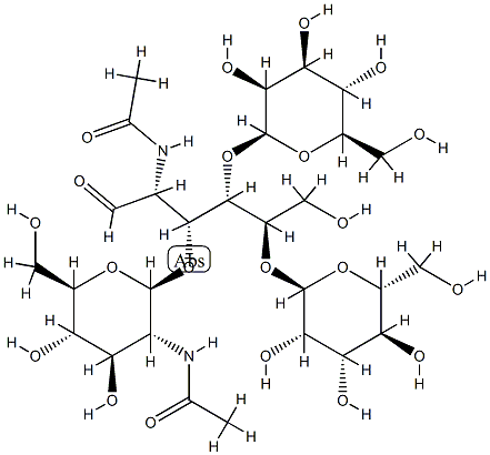 mannosyl(2)-N-acetyl(2)-glucose Struktur