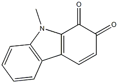 1H-Carbazole-1,2(9H)-dione,9-methyl-(9CI) Struktur